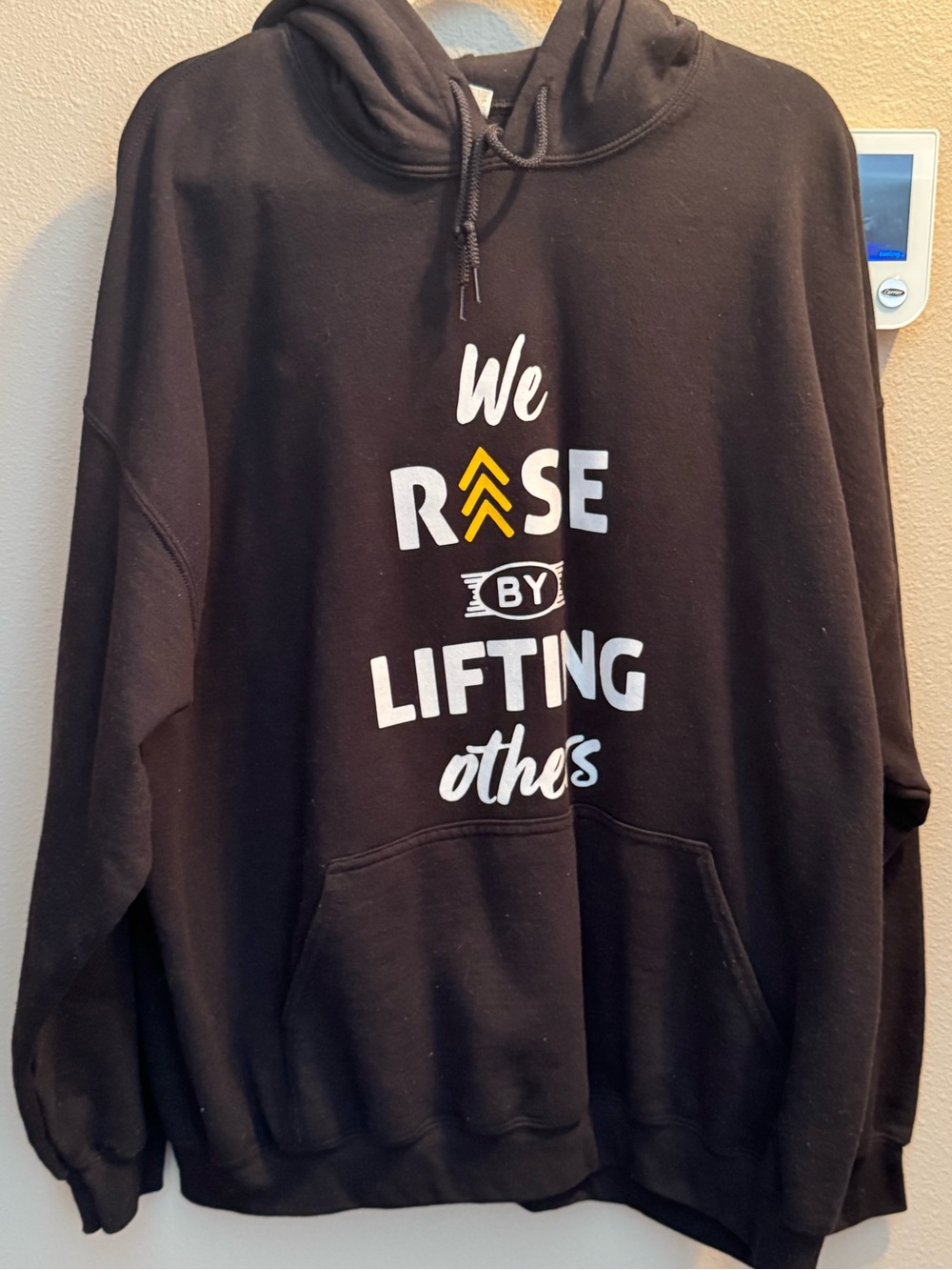 Gildan Black Hoodie with Down Syndrome Awareness Inspirational Print